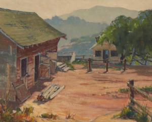 MACARTNEY Jack 1893-1976,Deserted Barnyard,1947,John Moran Auctioneers US 2022-09-13