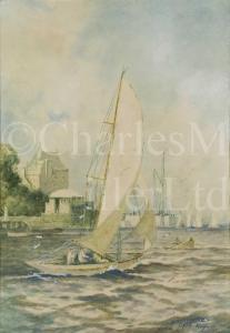 MACAULEY R 1900,Yachts racing off Cowes Castle; Yachts racing off ,Charles Miller Ltd GB 2021-11-02