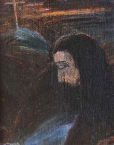 MacCABE Max 1917-2000,CHRIST PRAYING,Ross's Auctioneers and values IE 2019-09-11