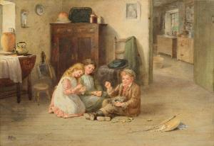 MACCLOY Samuel 1831-1904,Children Playing in the Pantry,Morgan O'Driscoll IE 2024-02-26