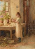 MACCLOY Samuel 1831-1904,Peeling the Potatoes,Morgan O'Driscoll IE 2022-03-08