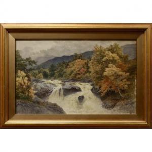 MacCULLOCH James 1850-1915,RUSHING RAPIDS IN THE HIGHLANDS,Waddington's CA 2019-01-24
