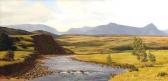 MACDONALD Albert Angus 1909-1986,river landscapewith distant mountain,Fieldings Auctioneers Limited 2009-01-17
