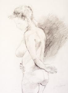MACDONALD Geraldine 1900,Female Nude, standing,Adams IE 2006-03-21
