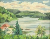 MacDonald J 1944,Cottage Scene,888auctions CA 2018-03-01