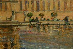MACDONALD JAMIESON Biddy 1895-1950,The water parterres and palace facade,Morphets GB 2016-09-08