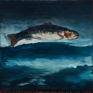 MACDONALD John 1972,JUMPING FISH,2000,Waddington's CA 2018-09-08