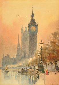 MACDONALD William Alister 1861-1948,scenes of London views,1905,John Nicholson GB 2024-01-24