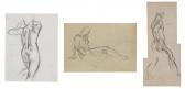 MACDONALD WRIGHT Stanton 1890-1973,Nude, back view,1950,Christie's GB 2017-09-21