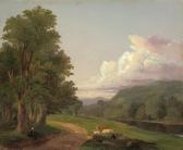 MACDOUGAL James 1828-1901,''Landscape, Albany, 1850'',1850,Shannon's US 2006-10-26