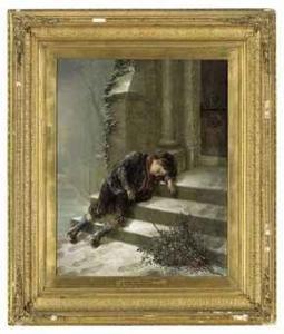 MACDUFF William 1844-1876,"Out in the snow 
by winter night o'ertaken 
on th,Christie's 2010-12-14