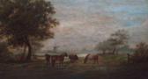 MACE Geoffrey 1900-1900,Horses Grazing withWindmill to Distance,Keys GB 2011-06-10