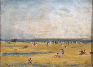 MACEGAN Darius Joseph 1856-1939,MERRION STRAND, DUBLIN,Whyte's IE 2021-06-14