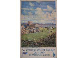 MACFARLANE Alasdair 1902-1960,See Scotland's Western Highlands and Islands, Iona,Onslows 2021-05-28