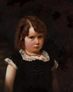 MACFARLANE J. R 1882-1905,PORTRAIT OF A YOUNG GIRL,McTear's GB 2014-01-30