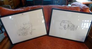 MACGREGOR Robbie 1990,Two prints from original drawings,Charles Ross GB 2016-10-15