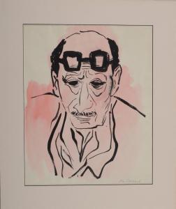 MACGREGOR WILLARD 1901-1993,Portrait of a Man with Glasses,Stair Galleries US 2014-03-21