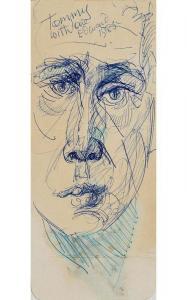 MACGUIRE Edward 1932-1986,Self Portrait,Morgan O'Driscoll IE 2023-07-31