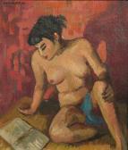 Macgurrin Buckley 1896-1971,Amada reading,Bonhams GB 2008-09-15