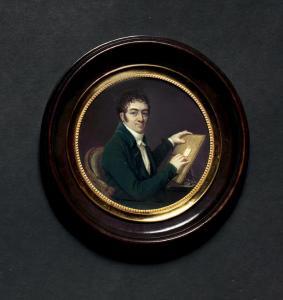 MACHÉRA Ferdinand 1776-1843,Autoportrait présumé de l'artiste,Binoche et Giquello FR 2022-04-01
