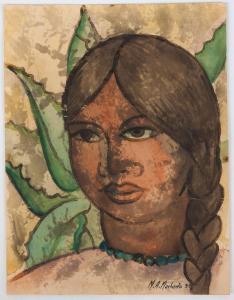 Machado M. A,Head of a Girl,1935,Cottone US 2018-06-06