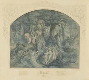 MACHOLD Joseph 1824-1889,The Ballad of Harald,1863,Christie's GB 2019-07-02