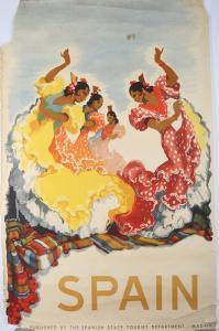 MACIAS MORELL Josep 1899-1949,'Spain' (Travel Poster),Tooveys Auction GB 2023-07-12
