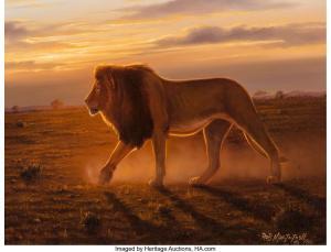 MACINTOSH Robert 1949,Lion in South Africa,1998,Heritage US 2018-06-08
