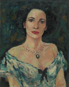 MACINTYRE James 1926-2015,PORTRAIT OF MISS EILEEN THOMPSON,Ross's Auctioneers and values 2023-08-16
