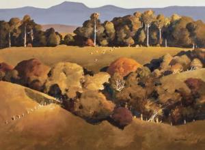 MACINTYRE Peter 1910-1995,Autumn Evening, King Country,Webb's NZ 2024-03-25