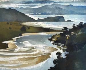 MACINTYRE Peter 1910-1995,Head of Otago Harbour,International Art Centre NZ 2024-03-26