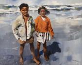 MACINTYRE Peter 1910-1995,Maori Children, East Coast,International Art Centre NZ 2017-11-27