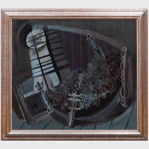 MacIVER Loren 1909-1998,Moonlight,1939,Stair Galleries US 2021-12-02