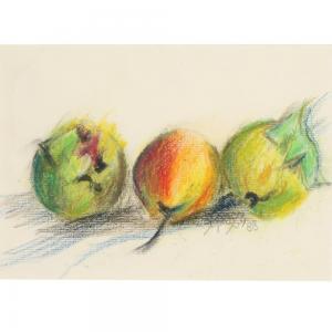 MacIVER Loren 1909-1998,Three Pears, still life,1988,Ripley Auctions US 2024-03-30