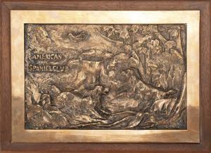 MACKARNESS William 1900-1900,American Spaniel Club Bronze Relief,Copley US 2018-07-19