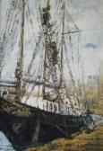MACKAY ALAN,Sailing ship in the harbour,David Lay GB 2012-04-12