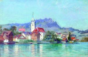 MACKAY E R,Beckenried (Switzerland) a Town on the edge of a lake,John Nicholson GB 2016-05-11