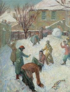 Mackay Eleanor 1900-1900,Figures in the snow.,Bonhams GB 2006-05-23