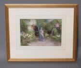 MACKAY Florence 1800-1900,Mother and Child in a Cottage Garde,1917,Hartleys Auctioneers and Valuers 2019-06-12