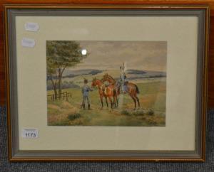 Mackay Thomas 1893-1912,Figures on horseback,1907,Tennant's GB 2016-01-30
