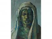 MACKENDRICK J,Head of an Old Woman wearing a shawl,Capes Dunn GB 2011-04-12