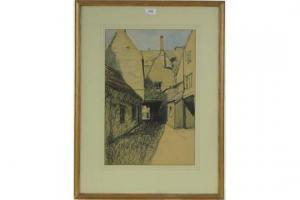 MACKENZIE Clarence V 1889-1949,The Red Lion, Stow on Wold,Burstow and Hewett GB 2015-06-24