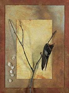 MACKENZIE Cynthia 1952,Untitled - Bird and Shells,1997,Levis CA 2017-05-20