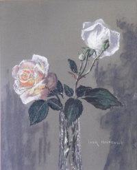 MACKENZIE Ivor 1880,Still life of roses in a cut glass vase,David Lay GB 2012-04-12