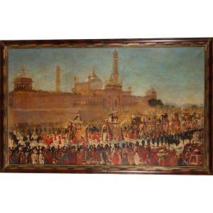 MacKENZIE Roderick D 1865-1941,Parade of the Vizeroy of India in Delhi,Deutsch AT 2021-10-19