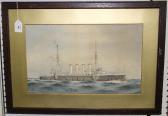 MACKENZIE Thomas Blakeley 1887-1944,Study of a Steam Ship,Tooveys Auction GB 2015-12-31