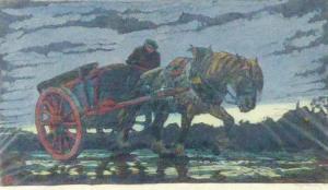 MACKEY Haydn Reynolds 1883-1979,Homeward Plods his Weary Way,Capes Dunn GB 2023-08-08