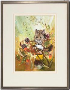 MACKIE Sheila Gertrude 1928-2010,Mouse and Blackberry,Anderson & Garland GB 2021-07-01