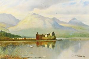 MACKINNON A. 1850-1935,Kilchurn Castle, Loch Awe,1910,Peter Wilson GB 2024-04-11