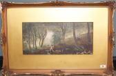 MACKINNON A. 1850-1935,Untitled (Piper in a Wood),1878,Raffan Kelaher & Thomas AU 2018-04-10